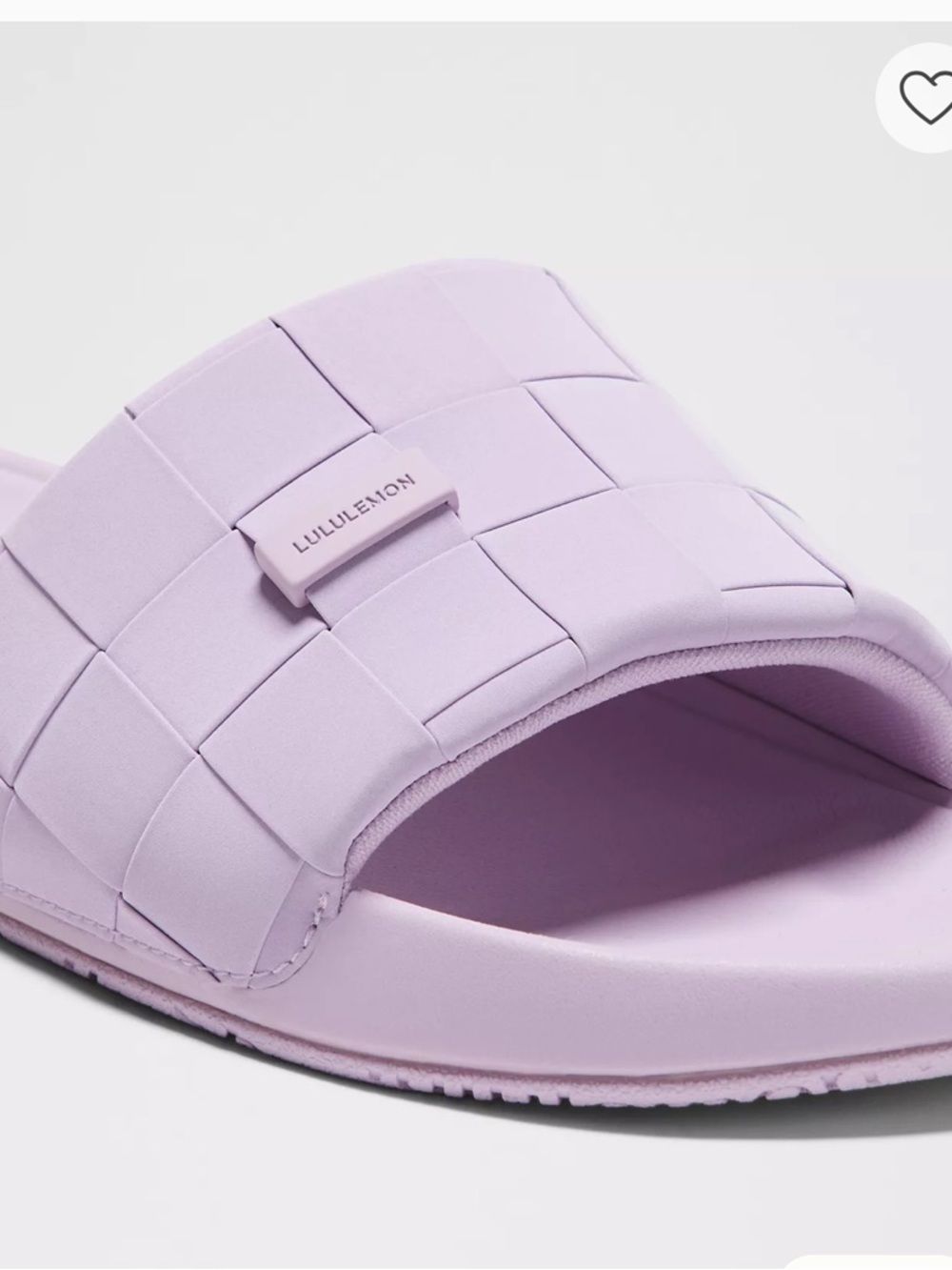 NWT - Lululemon Lilac Play Restfeel Woven Slide w/FREE red Lulu shopping tote - Picture 13 of 13